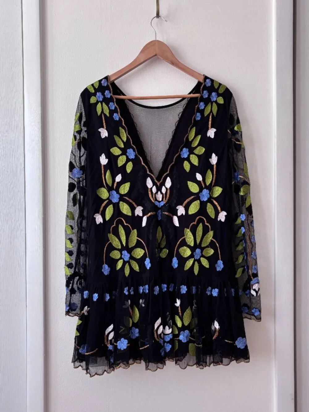 Free People Hearts Are Wild Mini Dress